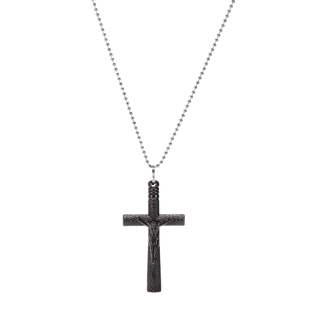 Jezus kruis drum accessoires drum sleutelhanger zilveren ketting drumvel stemsleutel zilveren ketting lus kruisbeeld accessoires