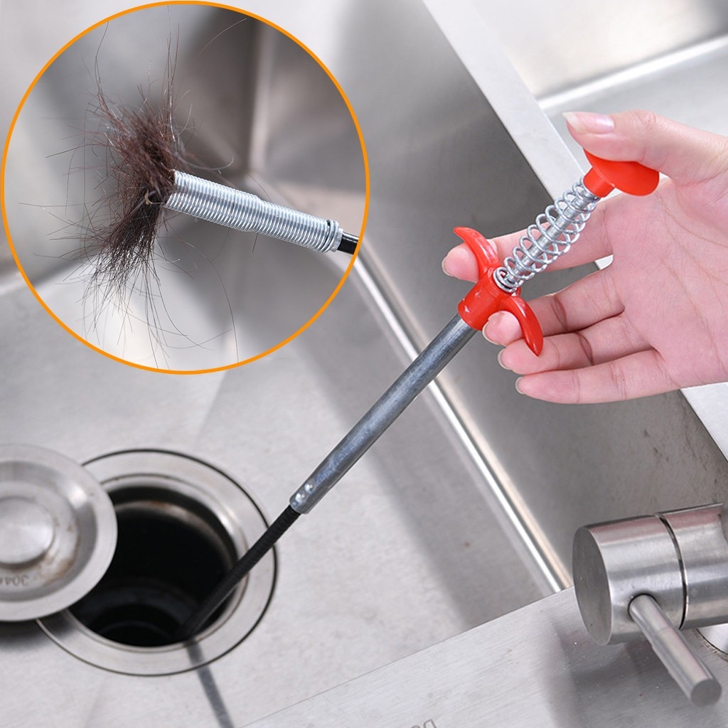 Sink Drains Grabber Tool Flexible Multifunctional Cleaning Claw Kitchen Bathroom Pipe Dredge Cleaning Tool Sewer Grip #25