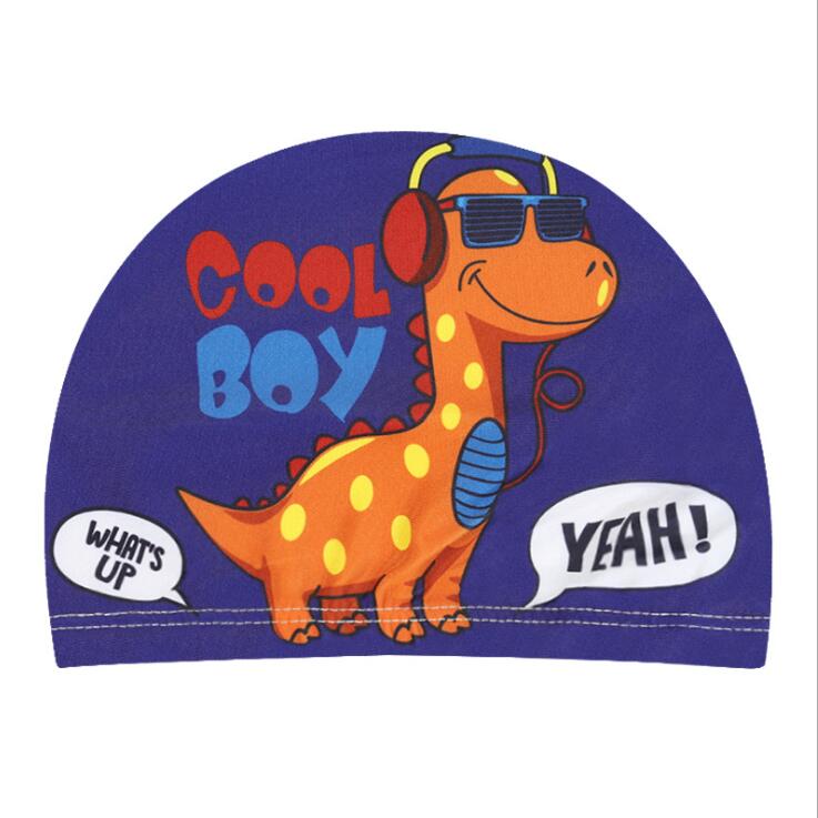 Badmuts Voor Kinderen Elastische Stof Leuke Cartoon Zwembad Badmuts Mooie Kids Protect Oren Zwemmen Hoed Voor Jongens Meisjes: Style 1