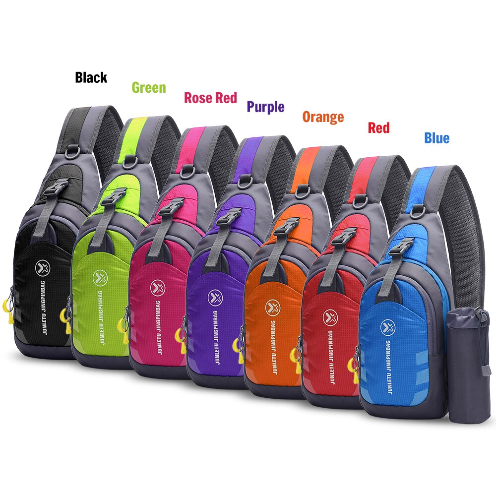 Mannen Vrouwen Sling Rugzak Borst Crossbody Bag Schoudertas Reizen Sport Gym Dagrugzak