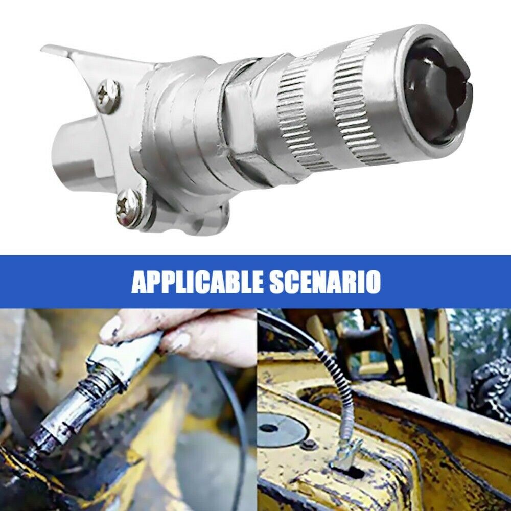High heavy-duty quick-release lock clip high-pressure oil injector connector stainless steel oil injection nozzle