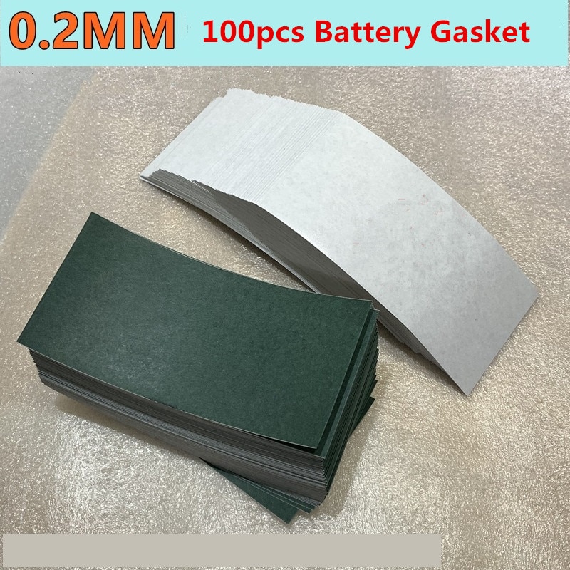 100 stuks gerstpapier 0.2mm dikke 18650/32650 batterijpack isolatiepakking puntlasapparaat batterij lasaccessoires