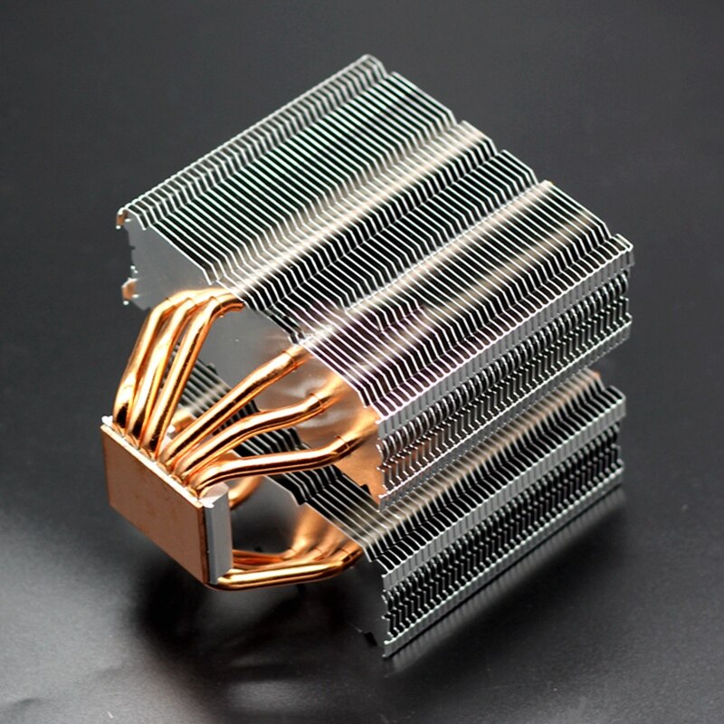 6 Heatpipe Cpu Kühler Kein Lüfter Cpu Kühlkörper Fanless Kühlung Kühler Für Intel 775/1150/1155/ 1156/1366 für Amd Alle
