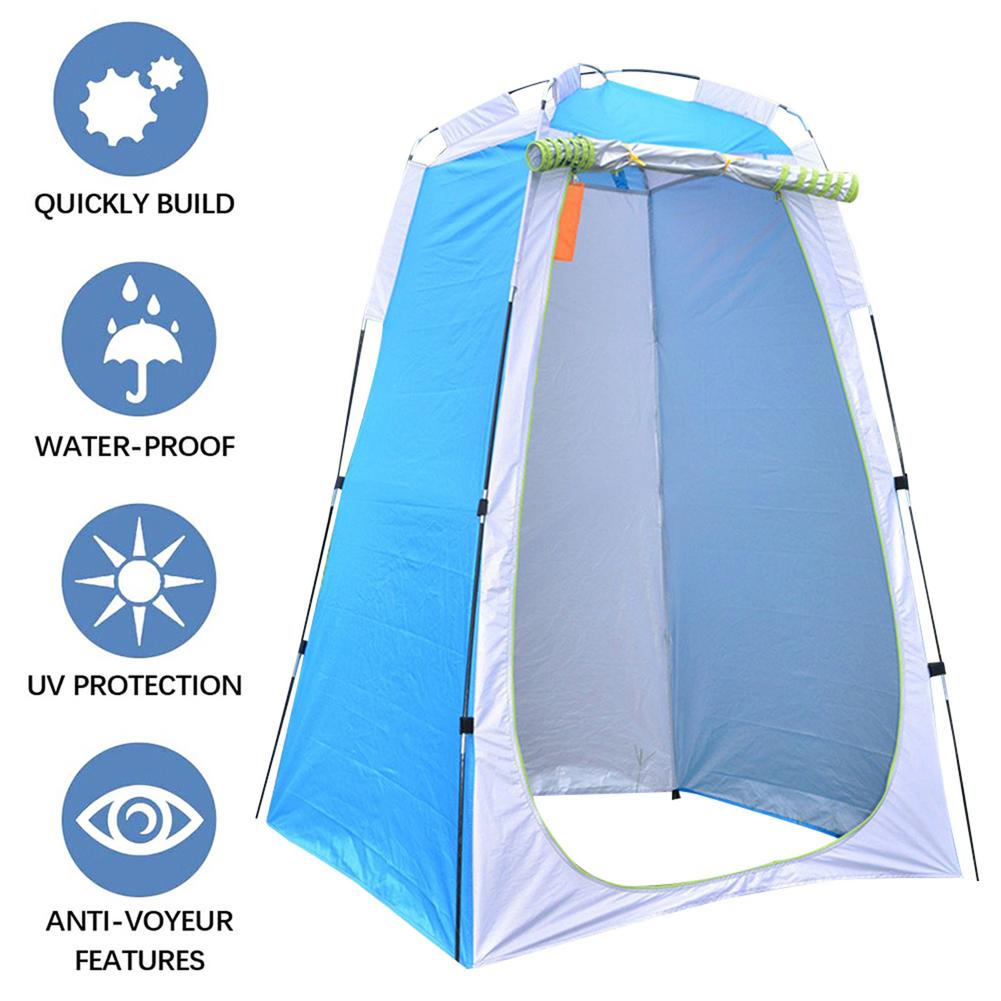 Draagbare Pop Up Privacy Tent Camping Douche Tent Opvouwbare Veranderende Kamer Regen-Proof Voor Outdoors Wandelen Reizen 120x120x190CM