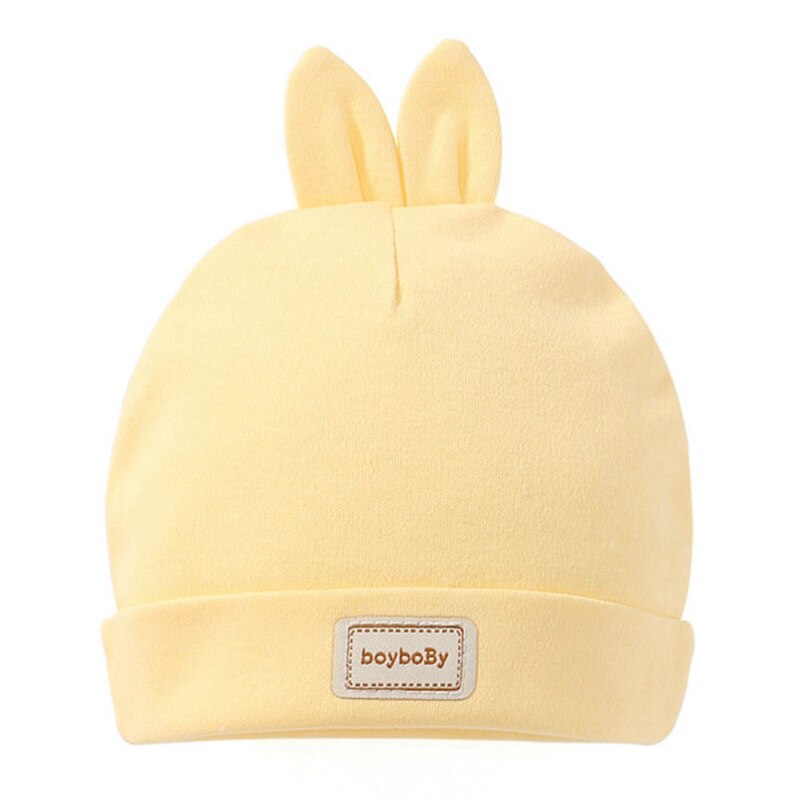 3 farben Baby Infant Solide Doppel Schicht Aus Reiner Baumwolle Hüte Lätzchen Set Für Neugeborene Mädchen Jungen Nette Caps: YW1