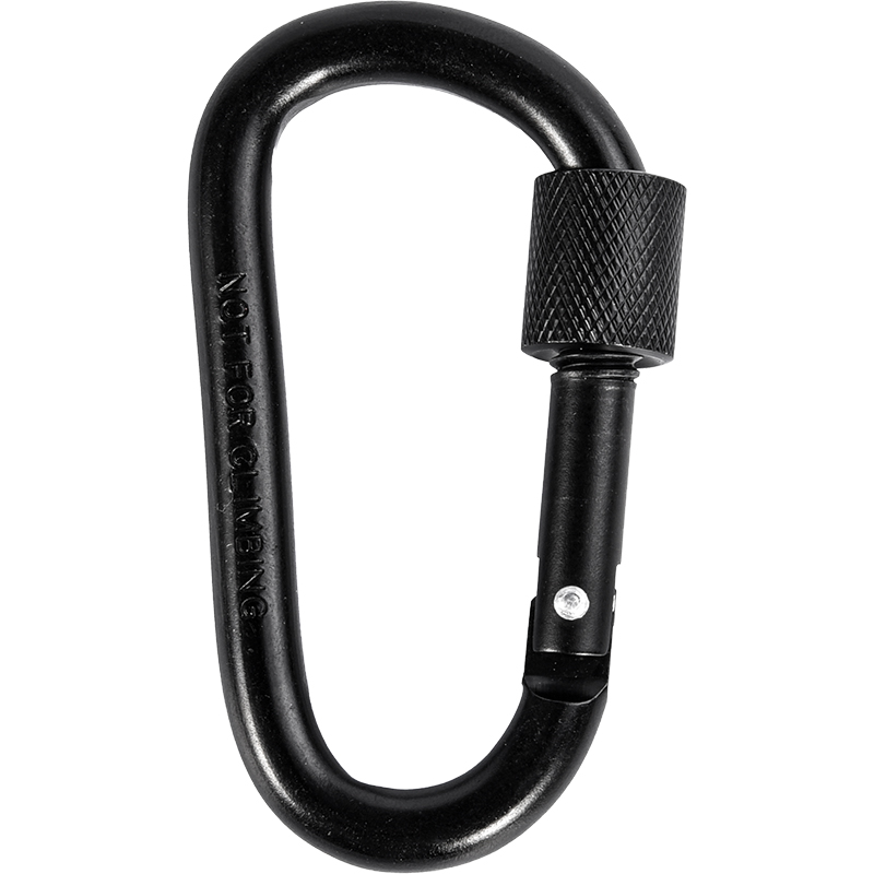 3 Pcs Clip Outdoor Buckle Keychain Screw Hang Quickdraw Carabiner Climb Camp Survive Hike D Ring Snap Hook Clasp Key Chain Ring: Default Title