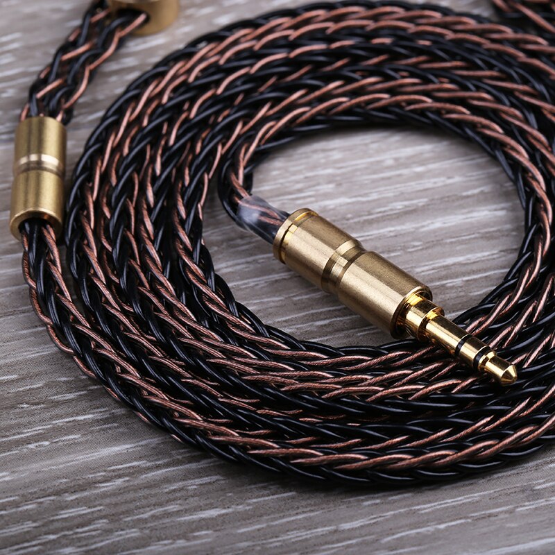 Openheart 8 Core Kabel Voor Hoofdtelefoon 1 Naar 2 Jack 3.5/2.5/4.4Mm Balans Upgrade Vervanging Silver kabels 1.4M Persoonlijkheid