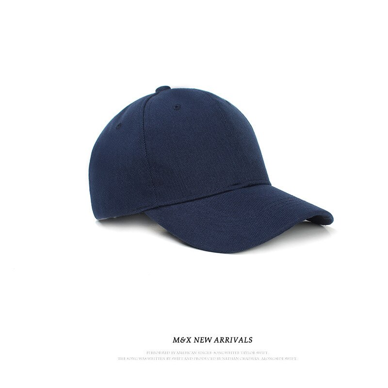 Women Men Hat Curved Sun Visor Light Board Solid Color Baseball Cap Men Cap Outdoor Sun Hat Adjustable Sports Caps in Summer: Navy