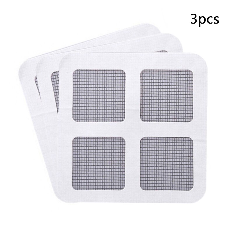 Anti mosquito fly bug inseto reparação tela adesivos de parede remendo malha janela tela correção net janela casa adesivo tela porta: 3pcs