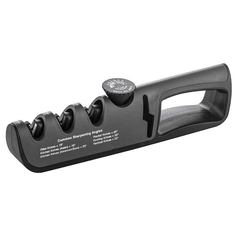 Knife Sharpener Adjustable Manual 4 Stages Scissors Sharpening Stone Kitchen Grinder knives Whetstone Angle Sharpener Tool: Red