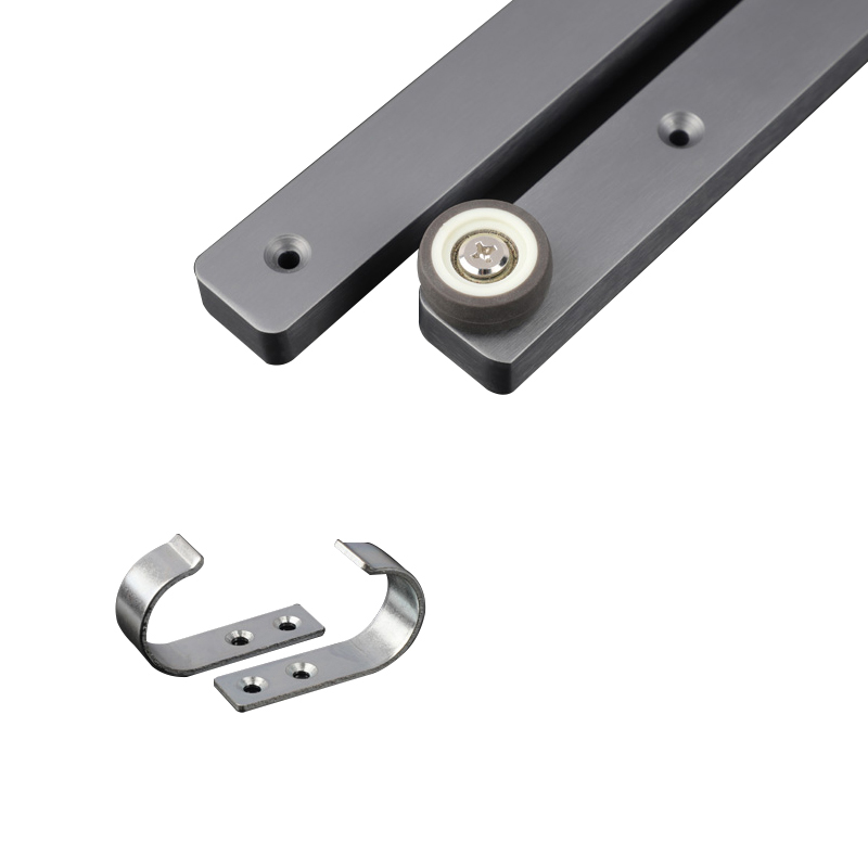 Upflip Hidden Door Sliding Track Bookcase Cabinet Rail Flat Push Hidden Track Home Hardware Hings for Wooden Wardrobe: Default Title