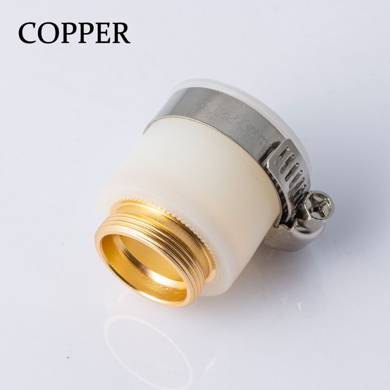 Aireador de grifo de cocina, difusor de filtro de agua ajustable de 2/3 grados, boquilla de ahorro de agua, conector alargado, 360 modos: Universal joint