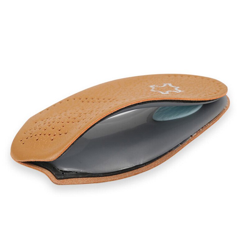 1 par unissex 3/4 comprimento palmilhas palmilhas ortopédicas palmilhas de couro palmilhas pé ferramenta arco suporte meia sapato almofada esportes ao ar livre