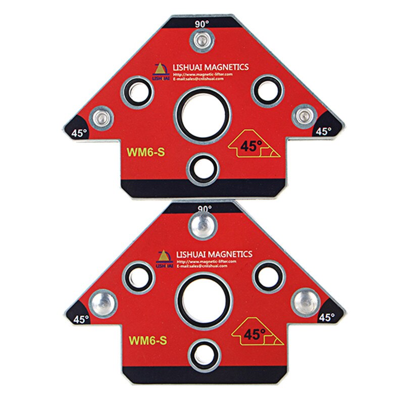 2 stuks/set pijl  wm6- s elektrische magnetische lashouder neodymium magneet lasklem klein formaat gereedschap