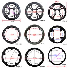 MTB 42T- 44 -46T-48T-52T Kunststoff Kette Rad Abdeckung Kette Schutz ring Kurbel Griff Universal Schützen Kappe Kurbel Platte