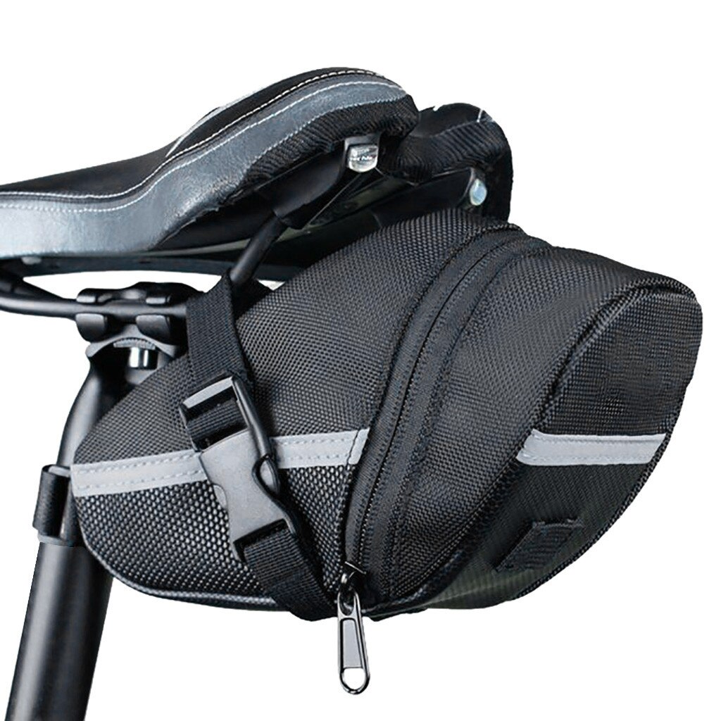 Cykeltaske cykelsadeltaske vandtæt sadelpind opbevaringstaske cykeltaske bagpannier taske mtb landevejscykel inderrør taske #40
