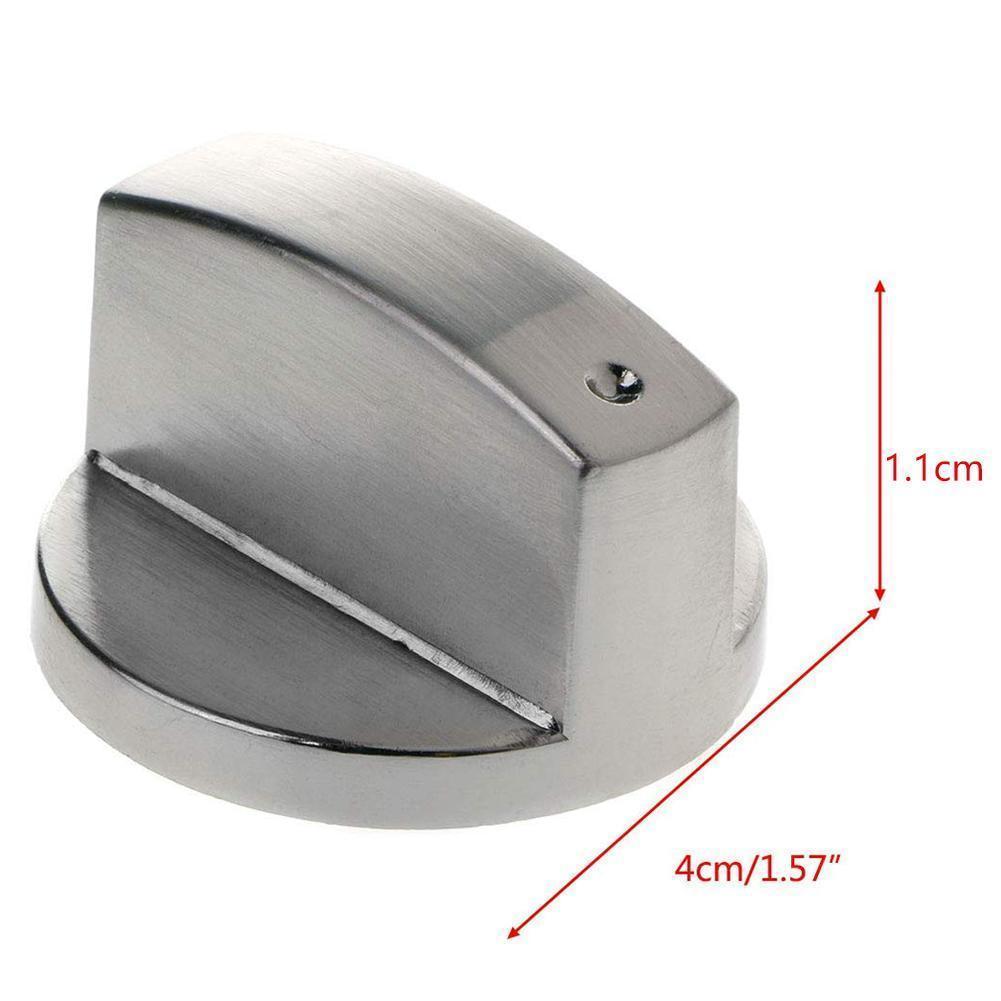 1PC Universal de Metal interruptor giratorio de recambio de manijas 6mm cocina accesorio para Gas Estufa 1 Uds para cocina, perilla de Ov H5W4
