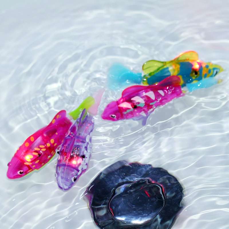 Sea Life Kinderen Speelgoed Spelen Water Speelgoed Licht Elektrische Zwemmen Elektronische Huisdier Vis Muziek Plastic Vissen In Zwemmen Bad