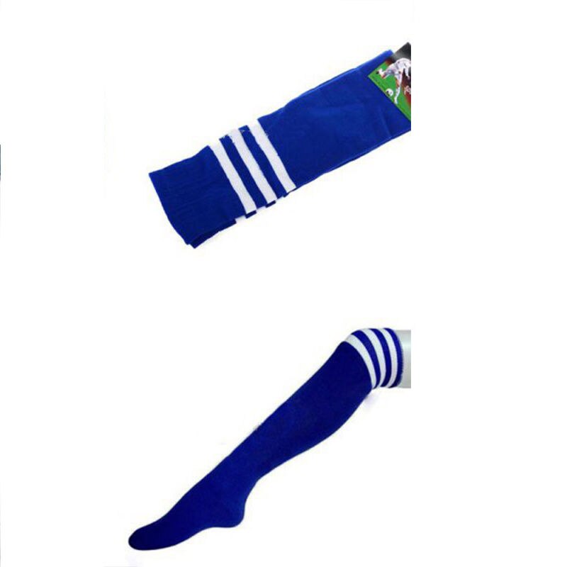 Chaussettes hautes au dessus du genou pour filles et femmes, longues et rayées, Sexy, pom-pom girl,