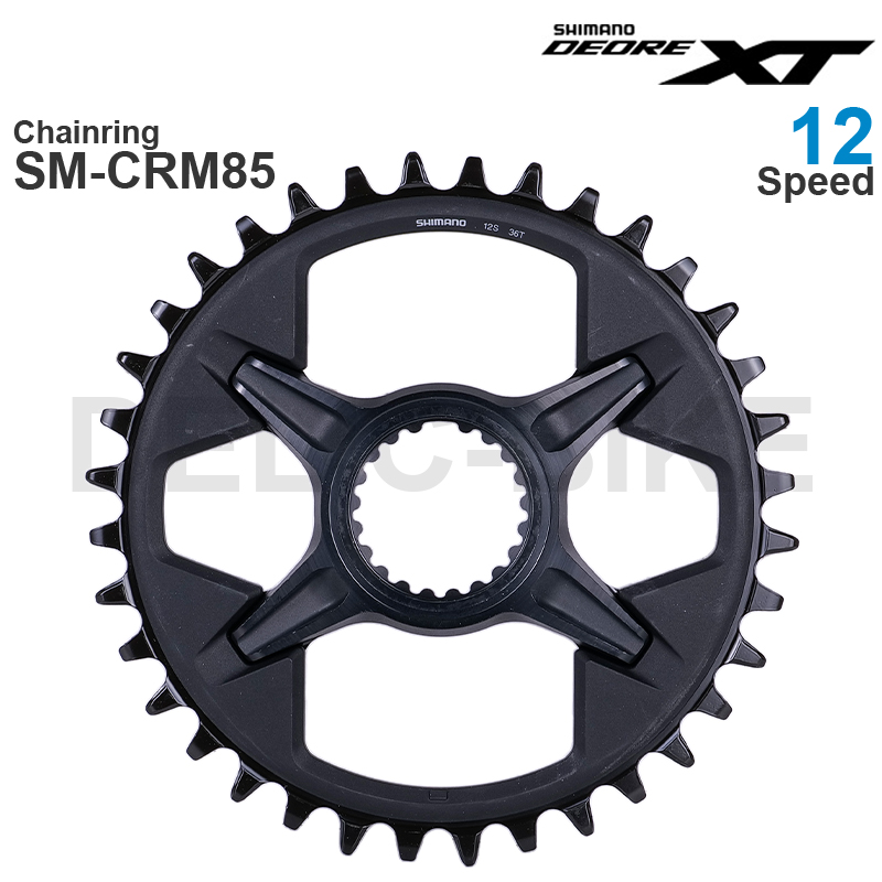 SHIMANO DEORE M6100-Plato para FC-M6100 SLX M7100 XT M8100 30T 32T FC-MT510 32T 34T y SM-CRM75 32 34T SM-CRM85 32 34 36T: Verde