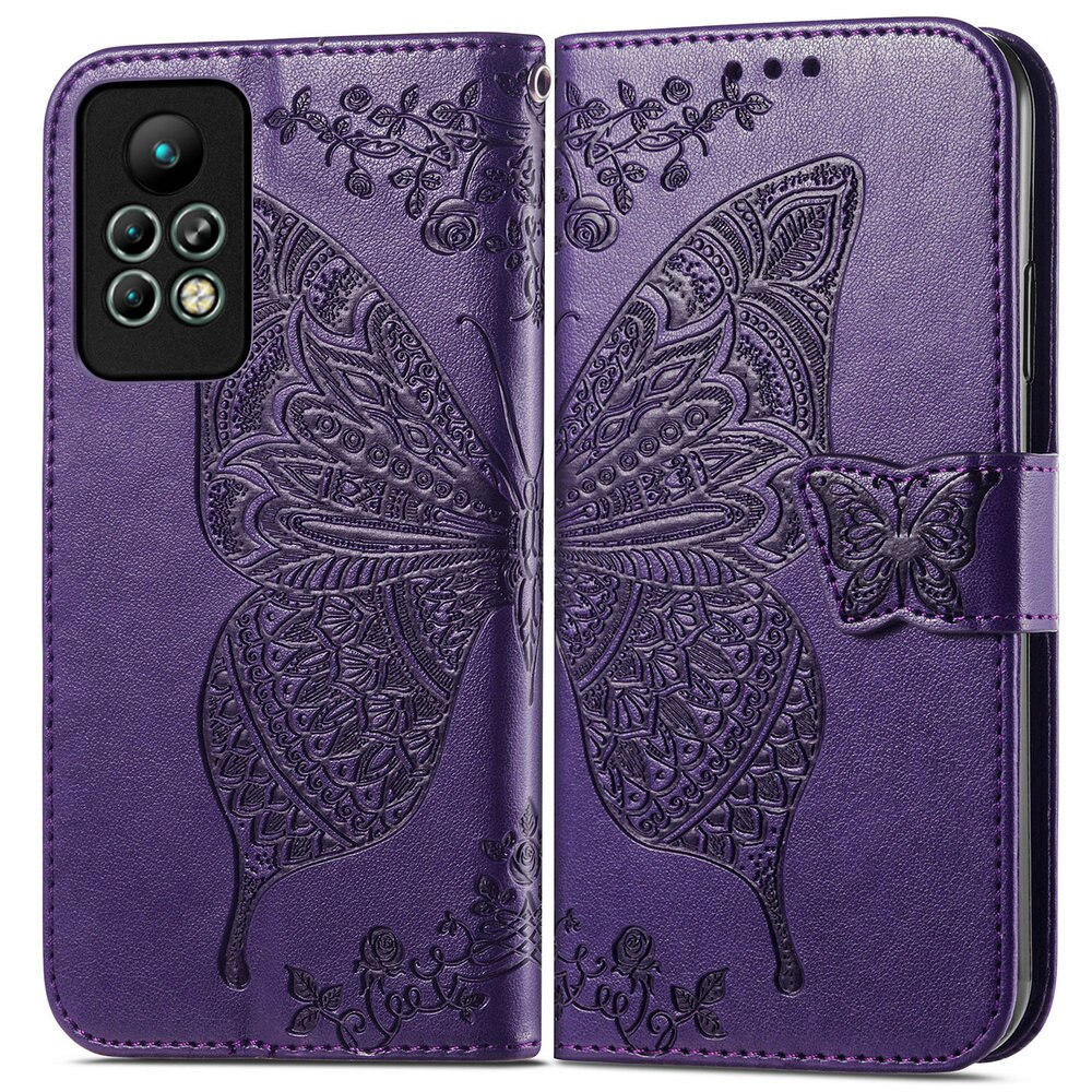 Voor Infinix Note11 Pro Flip Case 3D Vlinder Portemonnee Boek Funda Infinix Note 11 Pro Case Luxe Lederen 360 Beschermen telefoon Cover