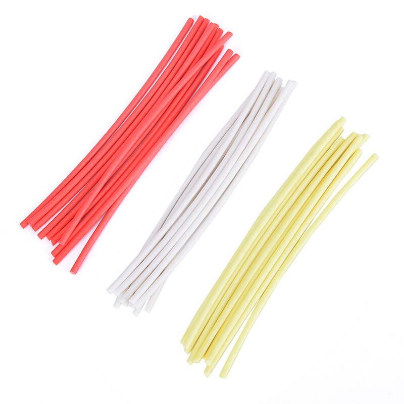 10Pcs High Density Foam Cylinder With Central Hole Fishing Float DIY Making Tool