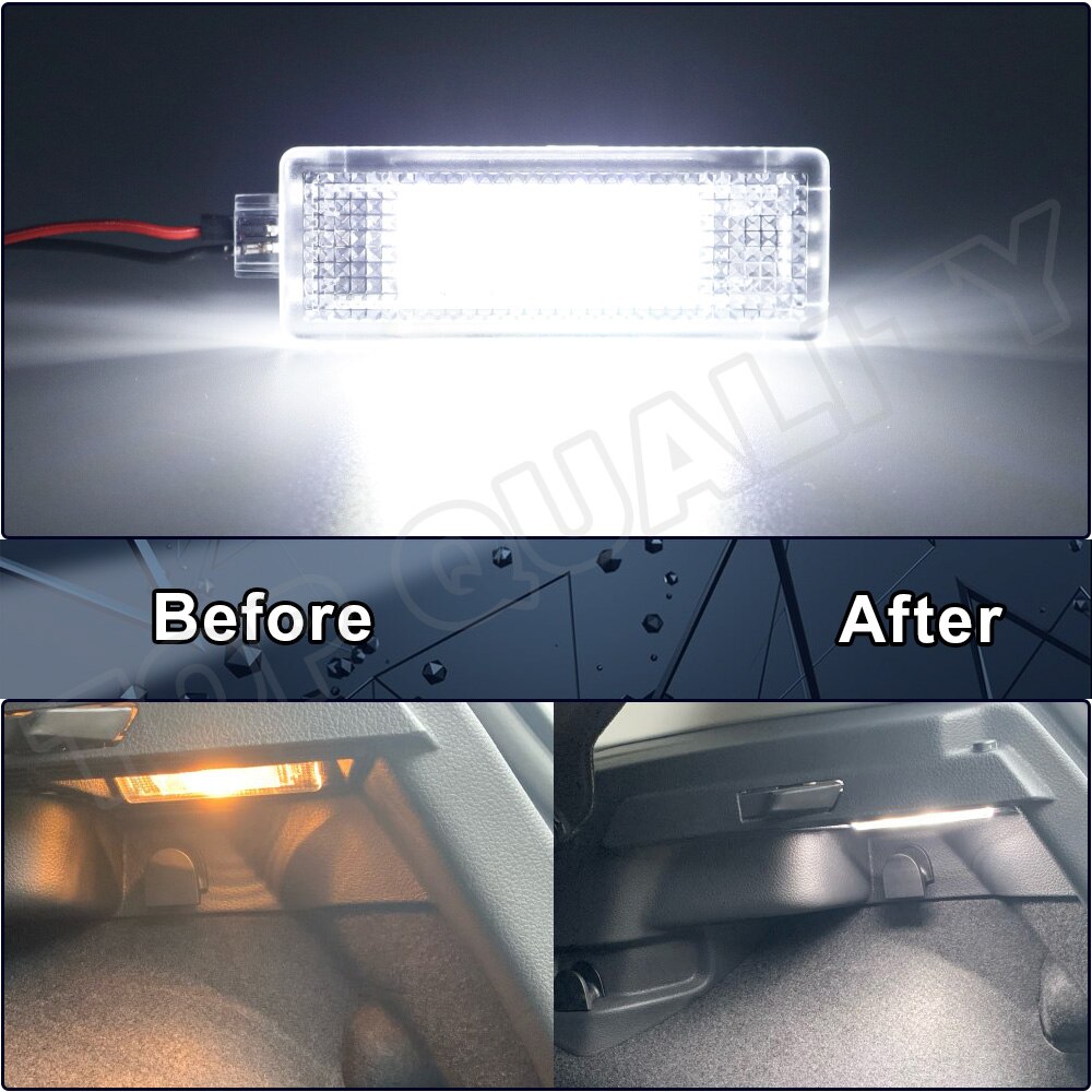 1X 12V LED Luggage Lamp Interior Light Car Trunk Compartment Light For Ford Escape13-20 Fusion Mustang Focus 12-18 C-Max Transit