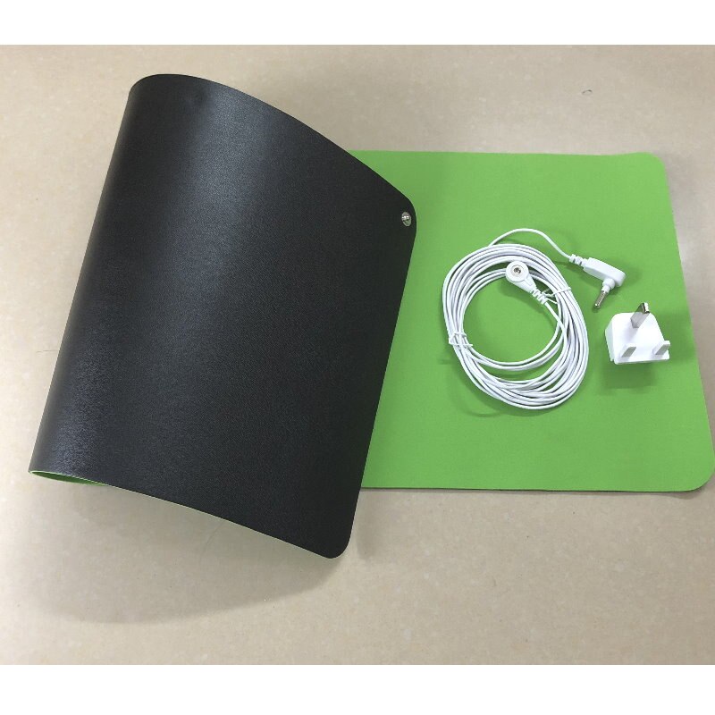 EARTHING mouse pad Black Technology conductive Mat 25*60cm with 5meter grounding cord