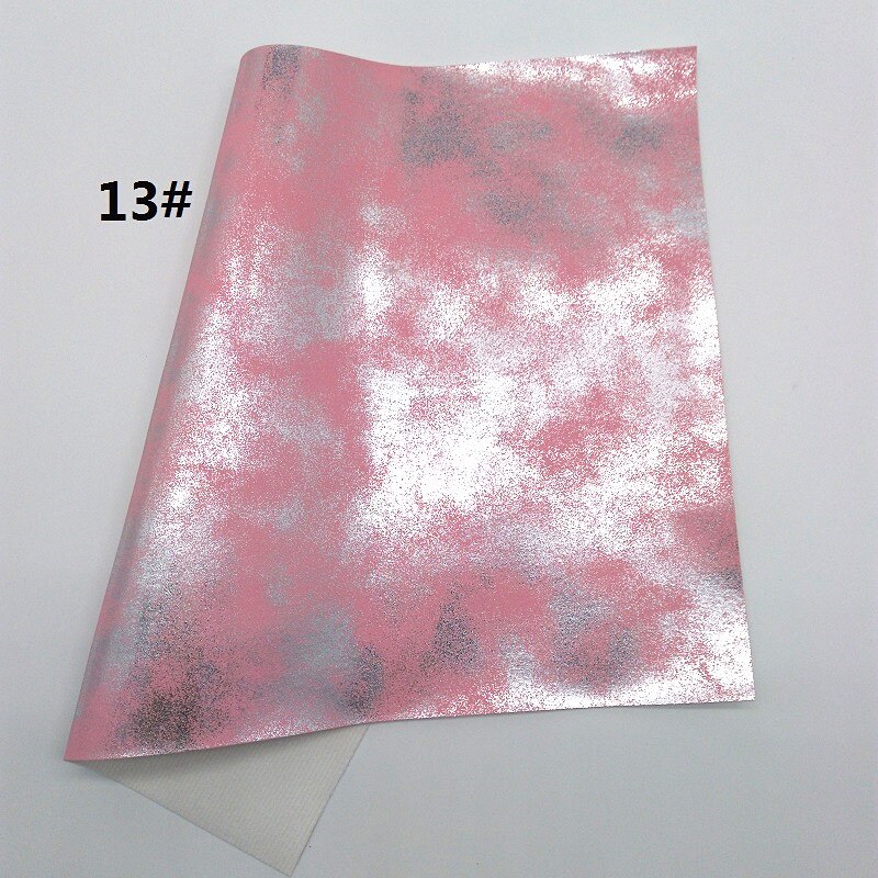 1pc 21 x 29cm syntetisk læder, cuero sintetico metallisk læder til fremstilling af sløjfertilbehør leosyntheticodiy  t165