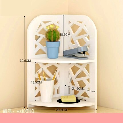 Organizador de escritorio de madera blanco, soporte para libros, papelería, sujetalibros decorativo, organizador de libros: G