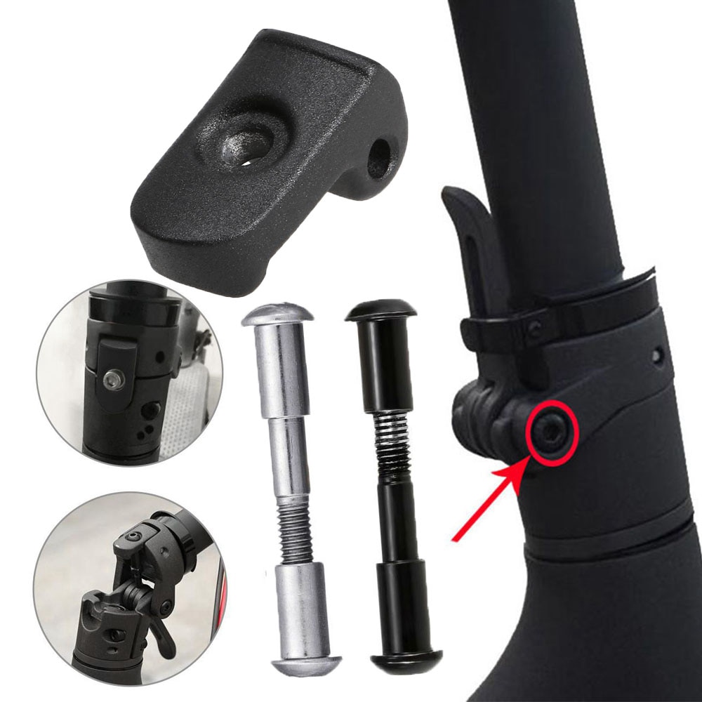 Charnière à vis en acier trempé pour trottinette Xiaomi MIJIA M 365,articulation de verrouillage en métal, outil de réparation, pothook/boulon fixe pliant, 1 pièce,