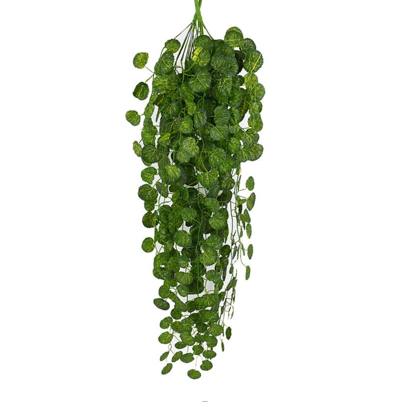 1Pcs Kunstmatige Nep Opknoping Vine Plant Bladeren Garland Home Garden Wanddecoratie Groene 50☋: B