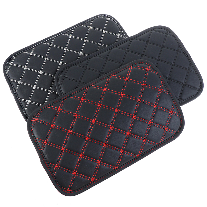 Universal 1 pieza de cuero Funda de consola central para el apoyabrazos del coche funda de apoyo del brazo para la mayoría de vehículos SUV camión Interior del coche