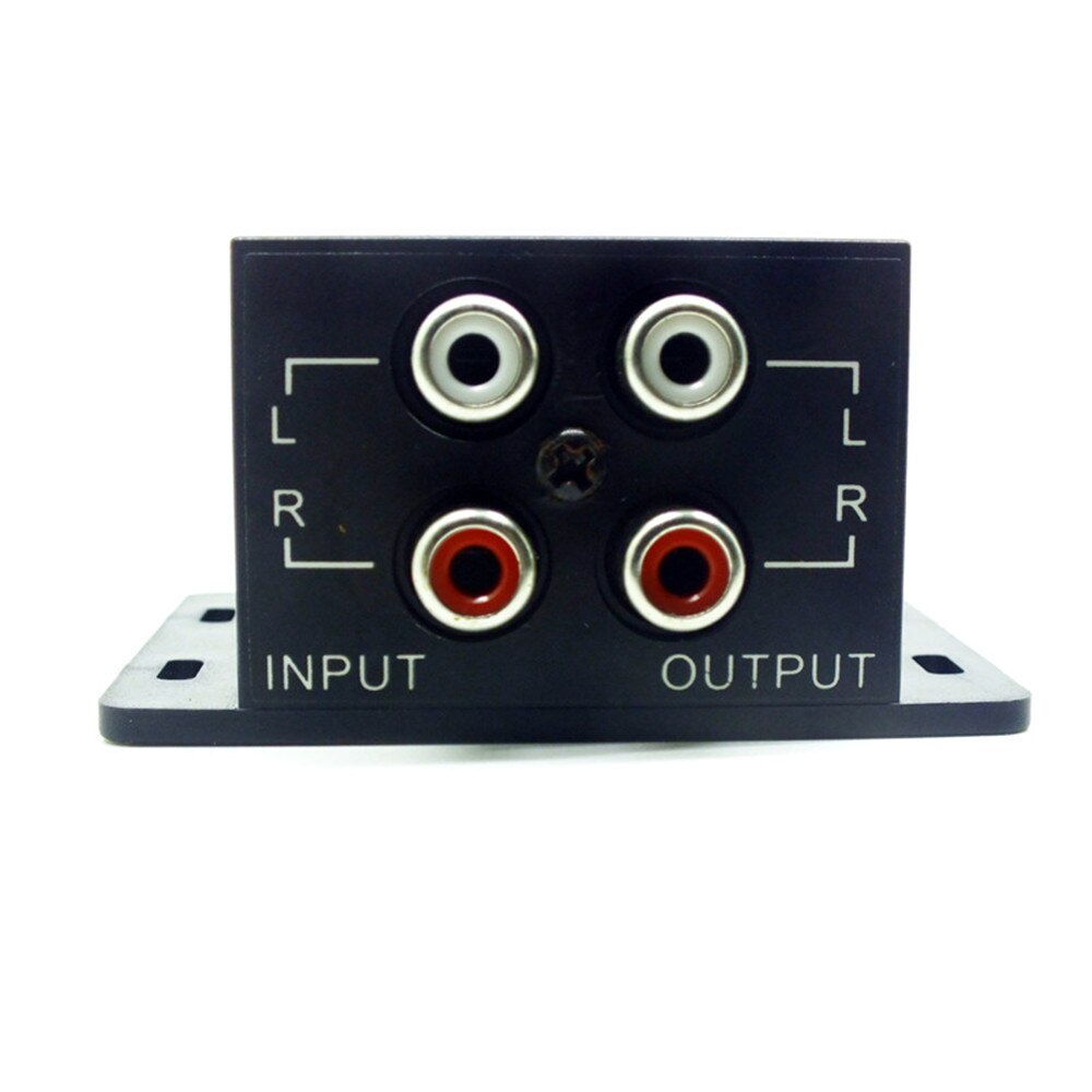 4 RCA Adjust Line Level Volume Amplifier Car Auto Power Amplifier Audio Conditioner Subwoofer Equalizer Crossover Controller