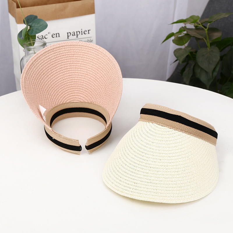 Susi & Rita gorra visera de verano para mujer, sombreros de paja de ala ancha, sombrero de playa para mujeres , sombrero Casual vacío, gorra Casquette