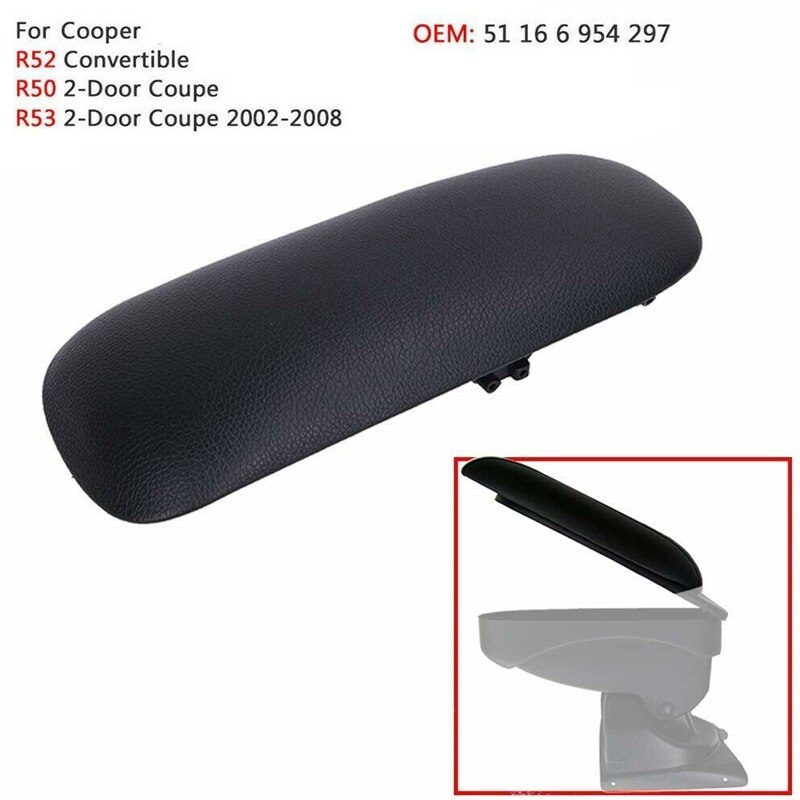 Car Center Console Arm Rest Armrest Cover for BMW-Mini Cooper R52 R50 R53 2002 51166954297
