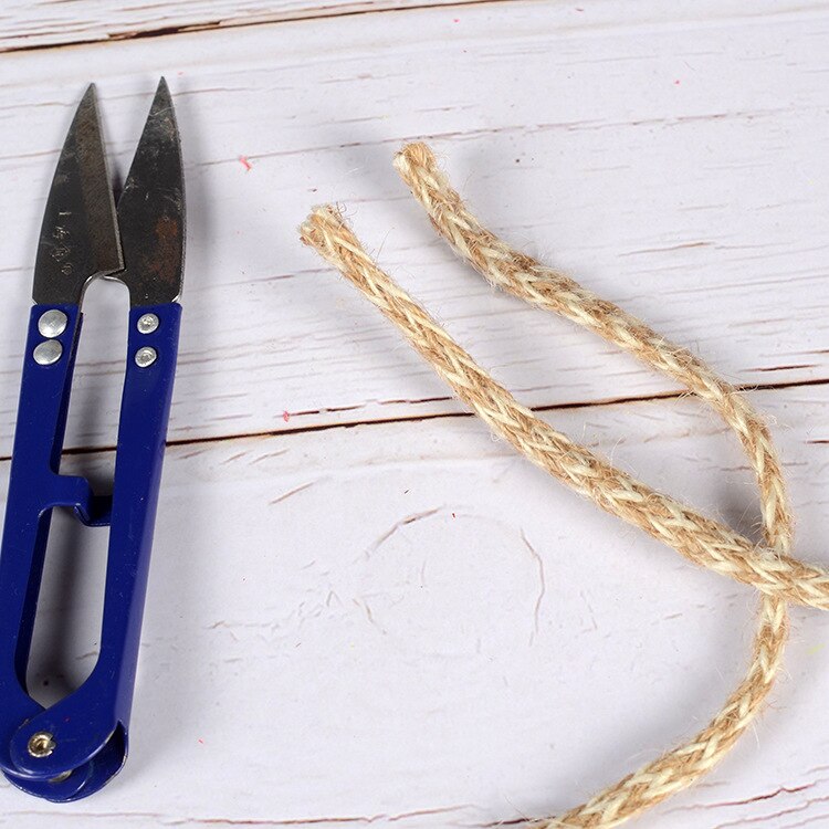 10meters Jute Rope Braided Jute Cord 6mm Thick Twine Rope for Crafting, Cat Scratching, Gardening and Decoration