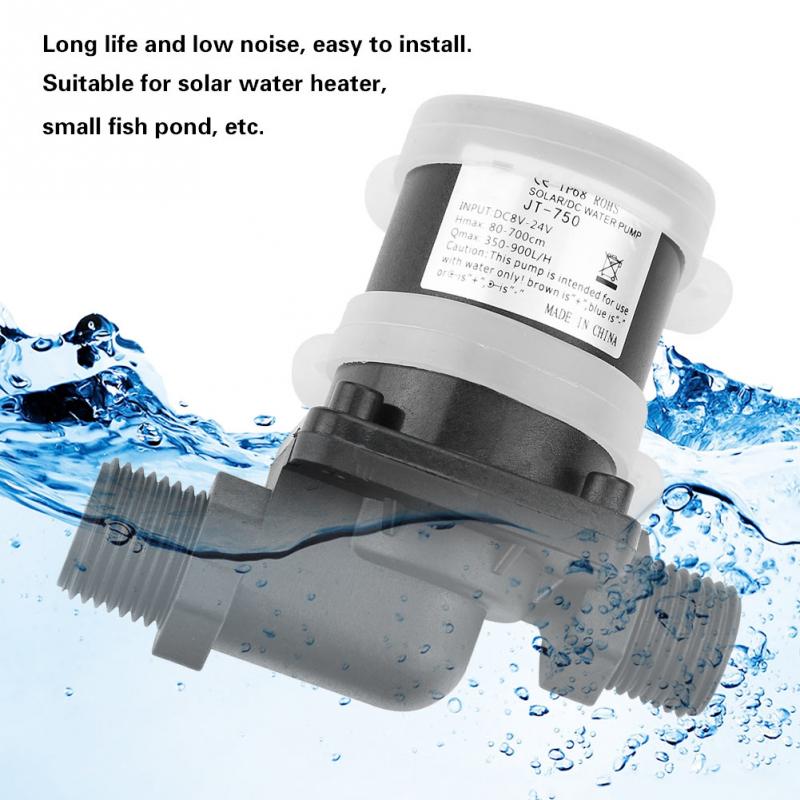 Pompe à eau sans balais 12V/24V -40C-100C | Mini pompe à eau de cc pour petit étang à poissons,