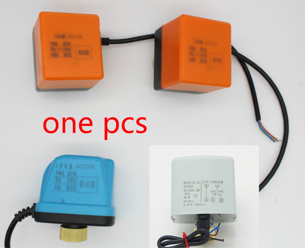 Electric actuator control ball valve Electric motorized ball valve AC220V AC24V DC12V - DN15 DN20 DN25 DN32 DN40 DN65