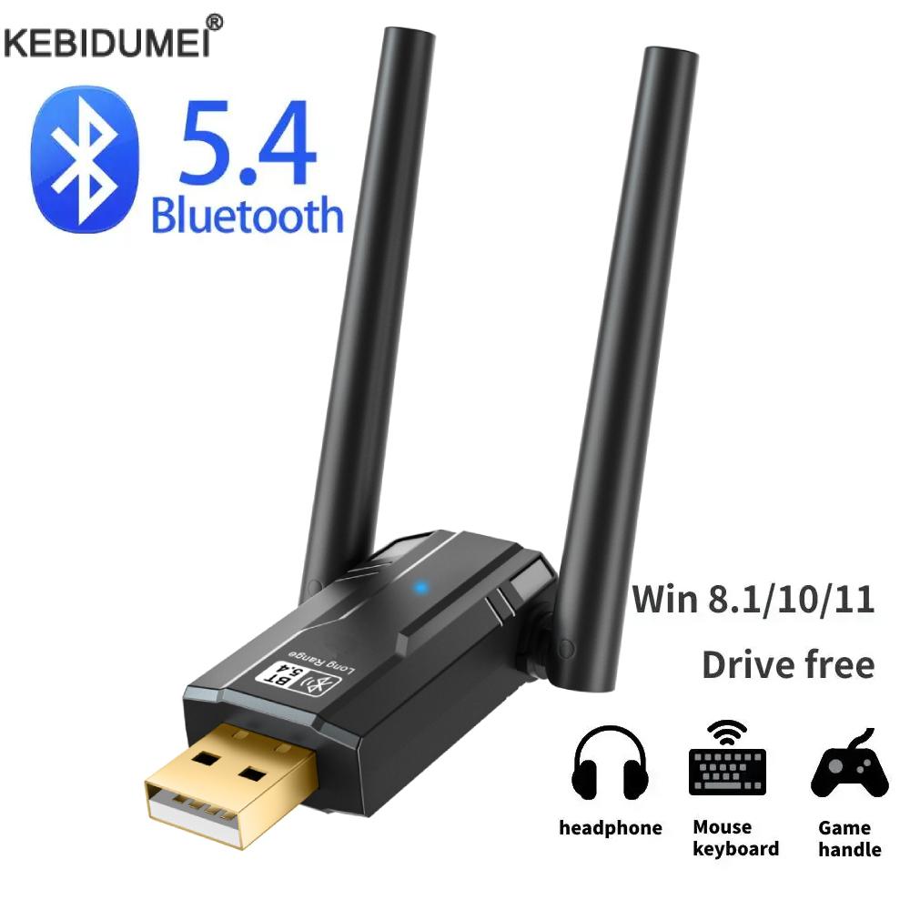150m Adapter USB Bluetooth 5.4 5.3 Dongle do komputera Bezprzewodowa mysz Klawiatura Odbiornik muzyczny Nadajnik Bluetooth