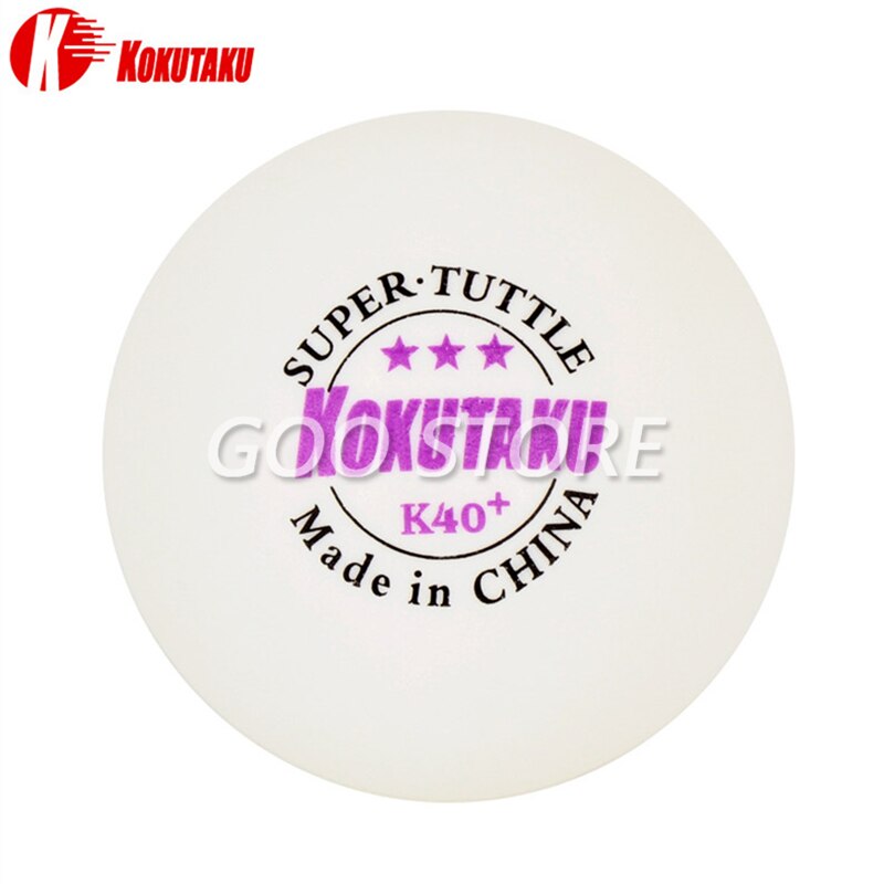 KOKUTAKU 3 stelle K40 + pallina da ping-Pong giochi di tripolazione professionali palline da ping Pong KOKUTAKU in plastica ABS cucite