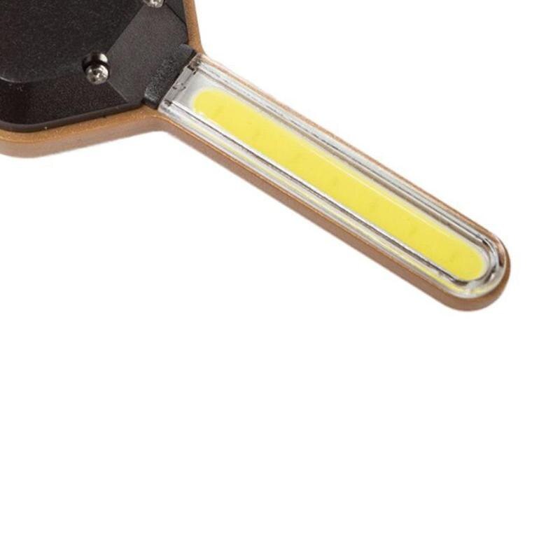 LED Light Keychain Key Shape High Brightness Battery Night Lighting Carabiner Flashlight Door T1W6