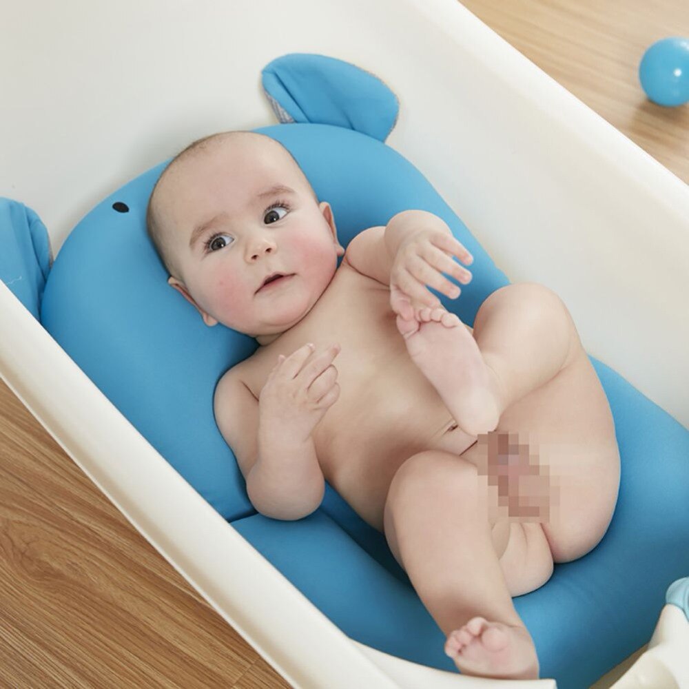 Pasgeboren Baby Opvouwbare Bad Pad Stoel Plank Bad Seat Baby Ondersteuning Kussen Mat