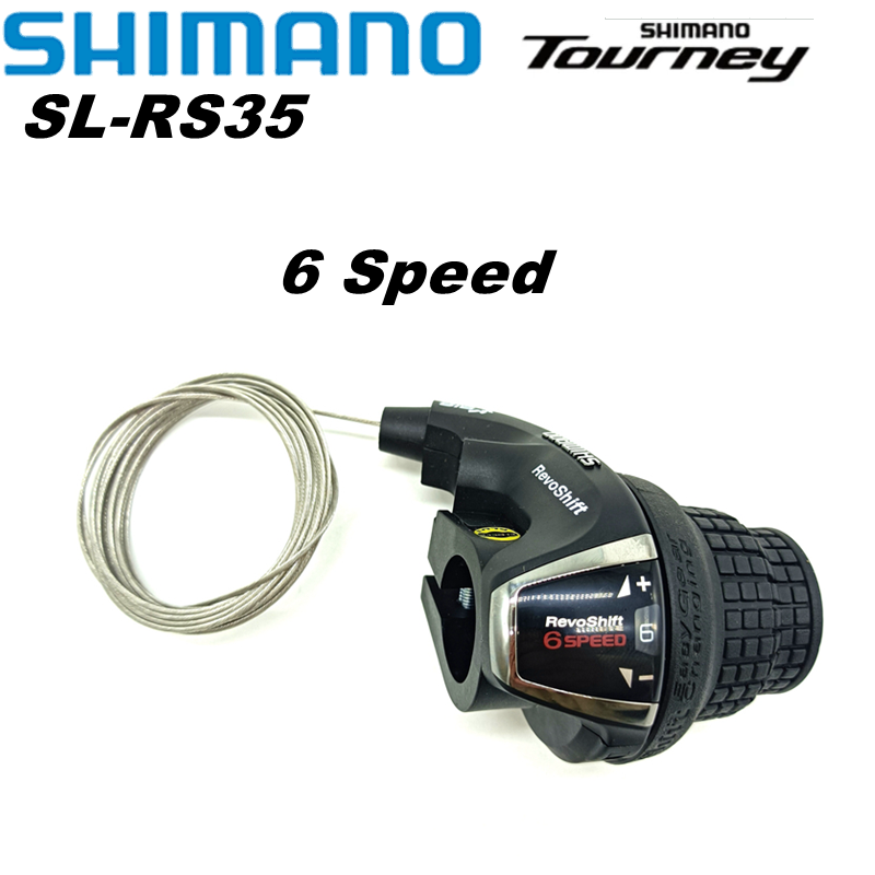 SHIMANO Tourney – manettes de vitesse originales 3x6/7 SL-RS35 REVOSHIFT, 3 × 6s 3 × 7s 6v 7v 18 21 vitesses, pièces d'origine: YELLOW