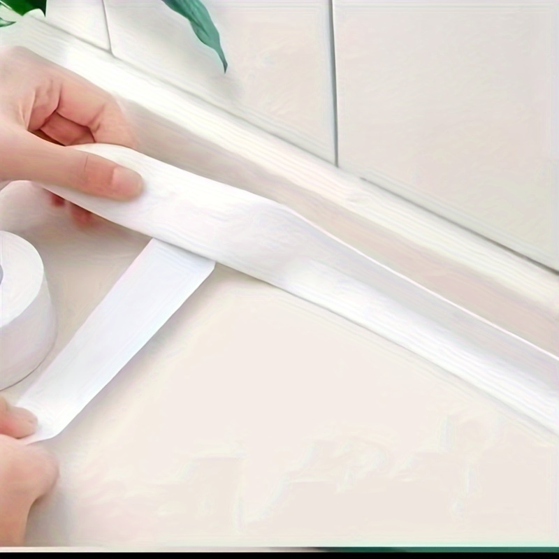 Wasserdichtes Dichtungsband für Badezimmer und Toilette, selbstklebender Dichtungsstreifen für Badewanne und Wand, Antifouling-PVC-Dichtungsband für Waschbecken