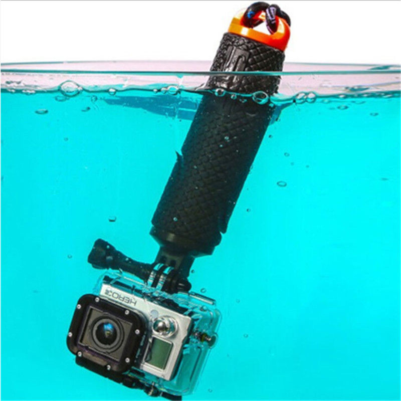 Gopro Onderwater Drijfvermogen Selfie Stok Waterdichte Duiken Drijvende Drijfvermogen Staaf Uitschuifbare Selfie Stok Camera Handvat Acessories