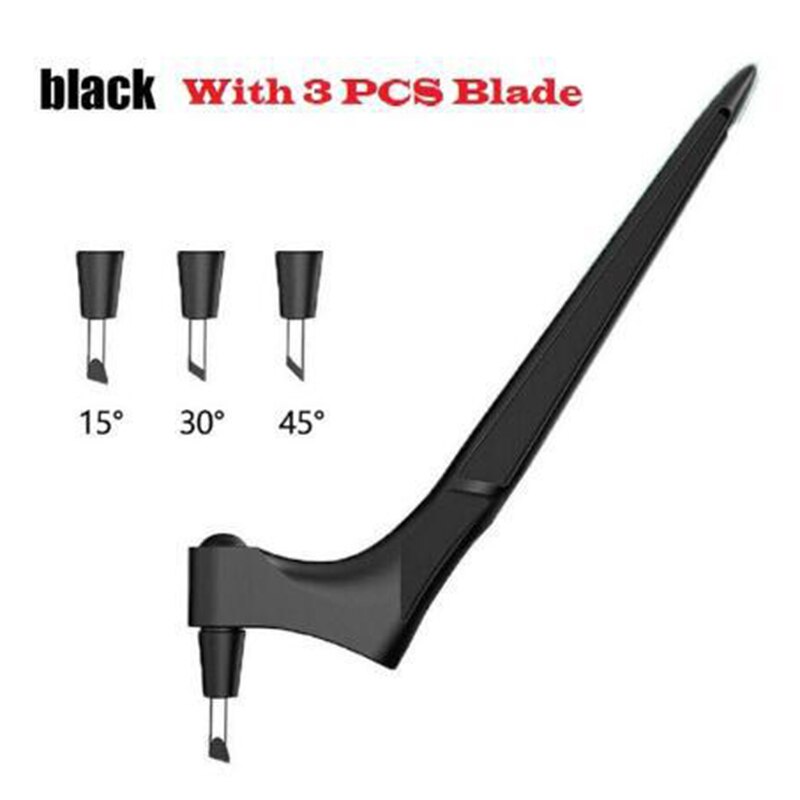 360 Rotating Craft Cutting Tools Blade Paper-Cutter 3 Replace Blade Craft Cutting Knife DIY Art Wear-Resisting Art Cutting Tool: Black
