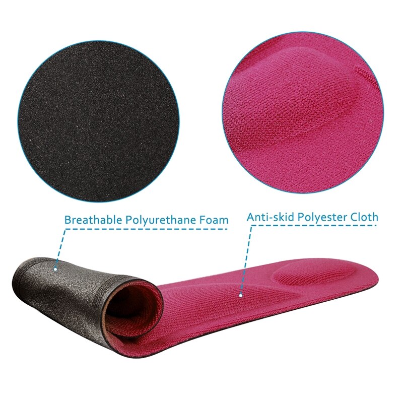2 pezzi solette in spugna uomo donna sollievo dal dolore morbido 4D Memory Foam solette ortopediche scarpe piedi piatti arco supporto soletta Sport pad