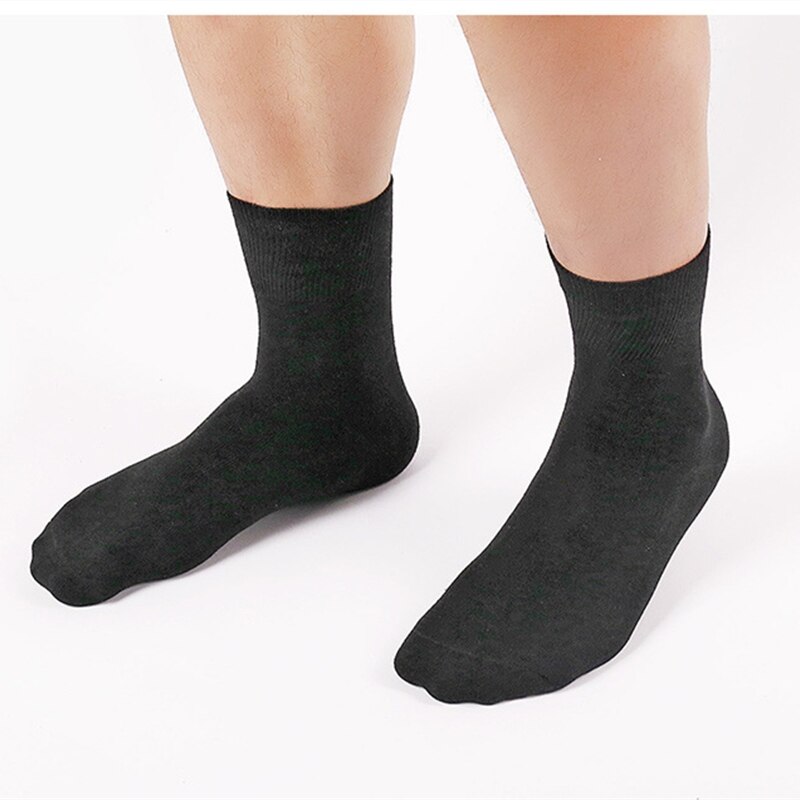 Men Loose Welt Combed Cotton Seamless Diabetic Socks For Diabetes Edema Thick Leg Nursing Sox Solid Color