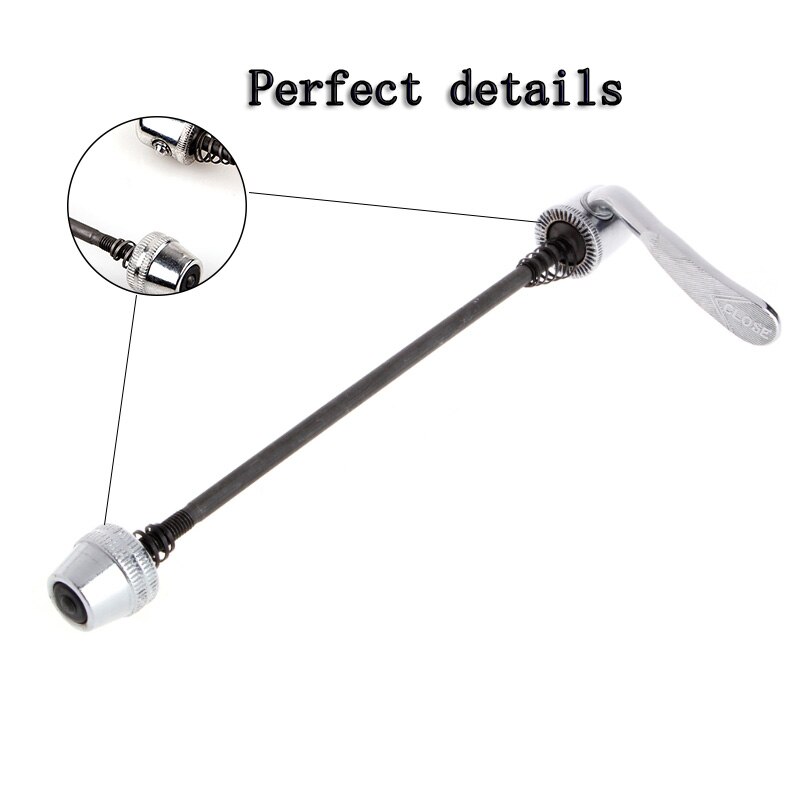 1 pc srebrne szybkozamykacze qr robić tylnego koła roweru treningowego, szosowego, górskiego